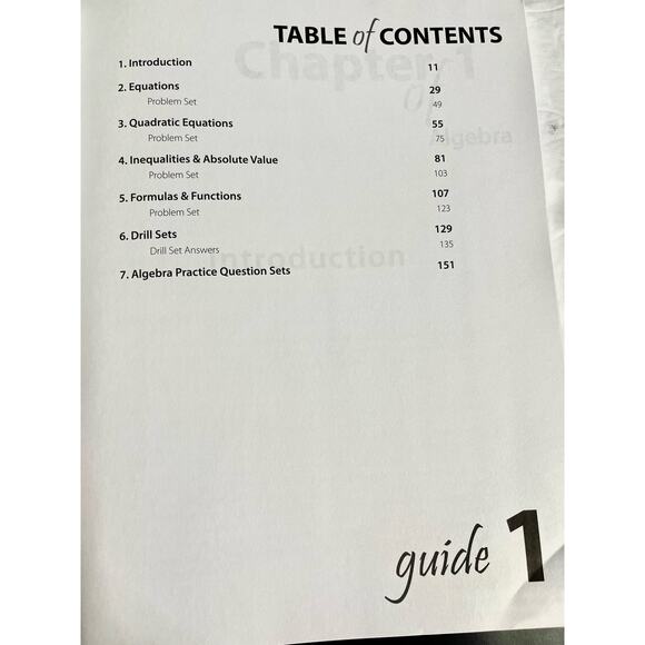 GRE Algebra Strategy Guide (Manhattan Prep GRE Strategy Guides) - Picture 5 of 6